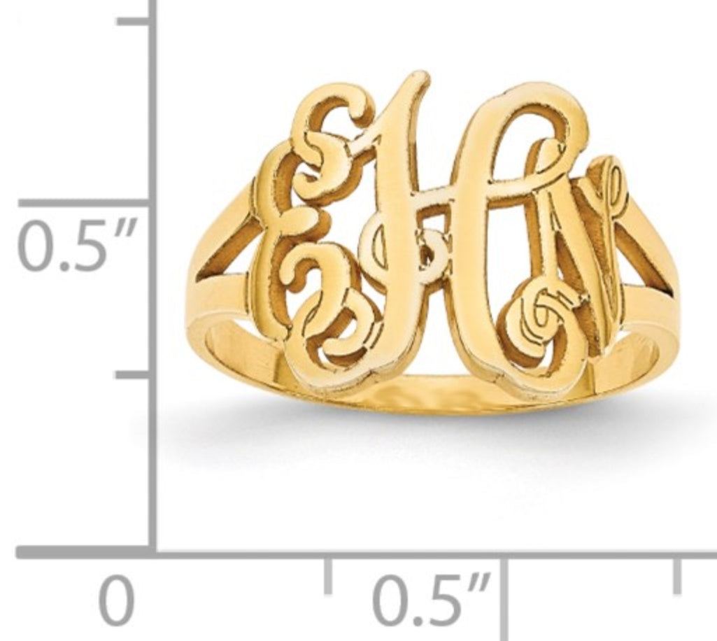 Monogram Ring